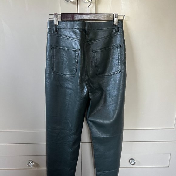 Aritzia Green Straight Leg Pants - Picture 7 of 15